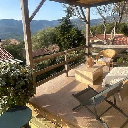 Mini-villa With Sea And Mountain View, Terrace, Pool