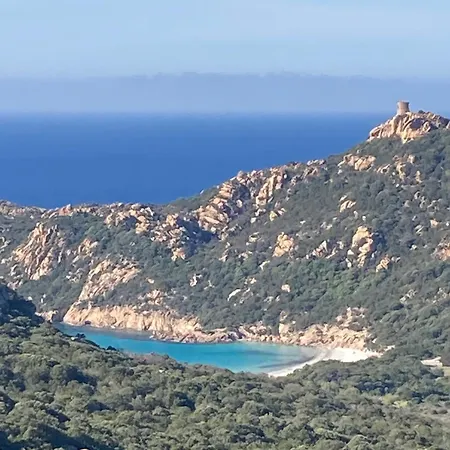 Mini-villa With Sea And Mountain View, Terrace, Pool Nyaraló Serra-di-Ferro